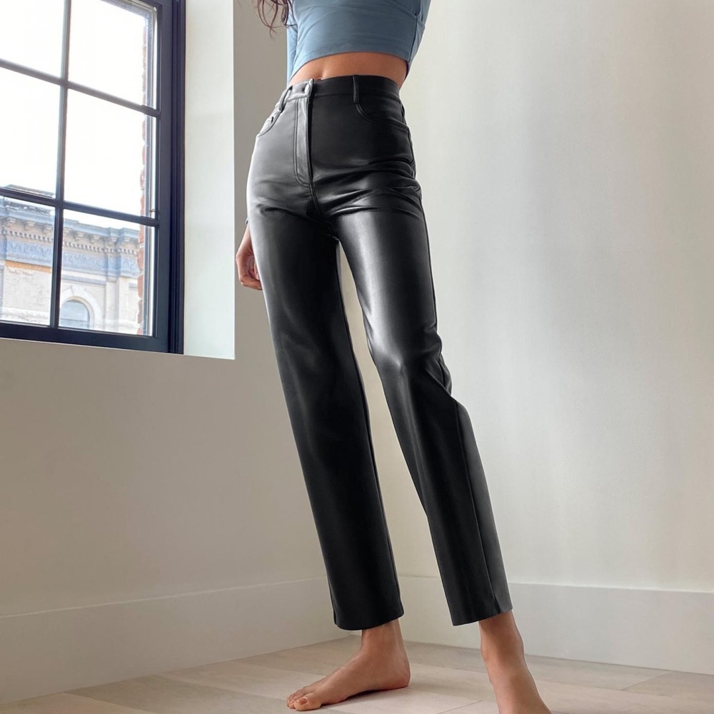 Aritzia Melina Vegan Leather Pants